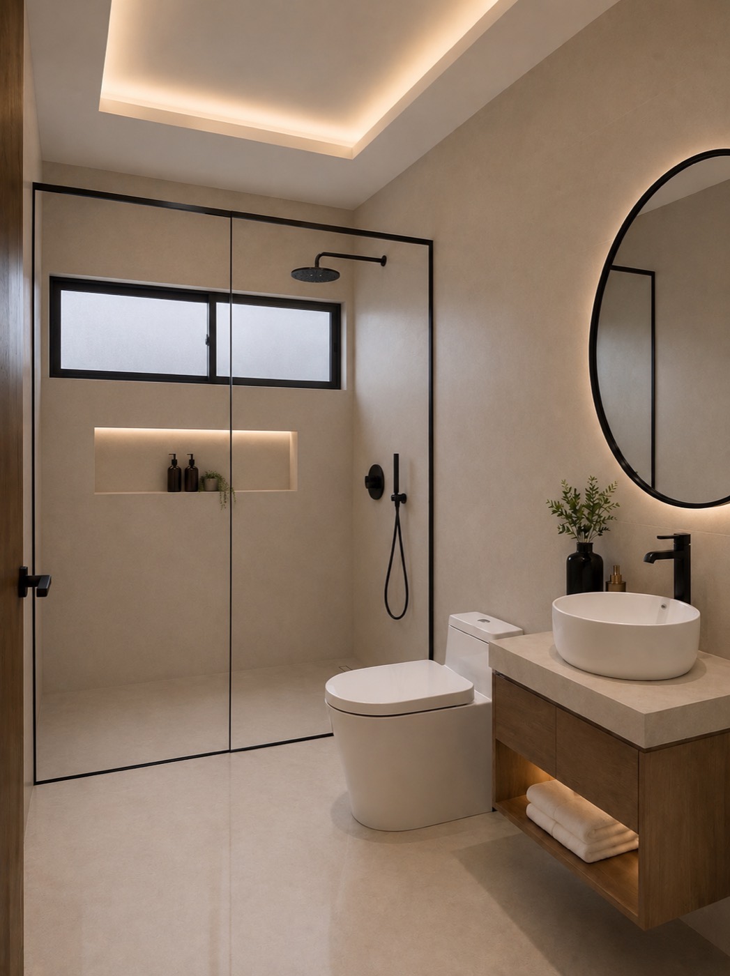 Baño de la vivienda modelo