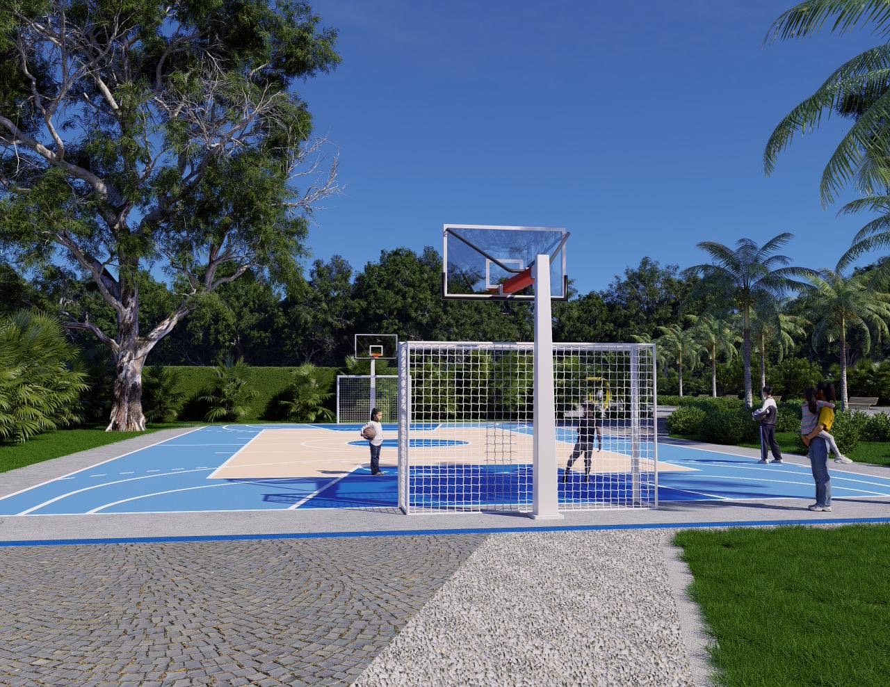 Cancha de baloncesto